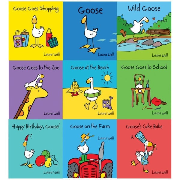 Award Publications Goose Series By Laura Wall (9 Children Picture Flats Books Collection Set)