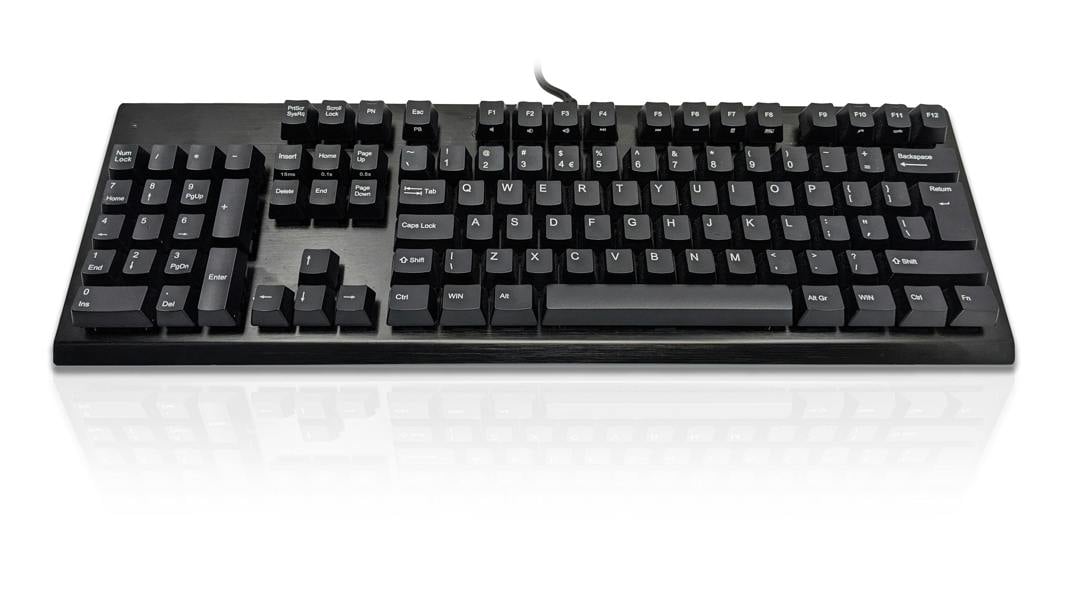 Accuratus Left Hander  - USB Professional & Programmable Left Handed Full Size Keyboard with Mechanical Key Switches