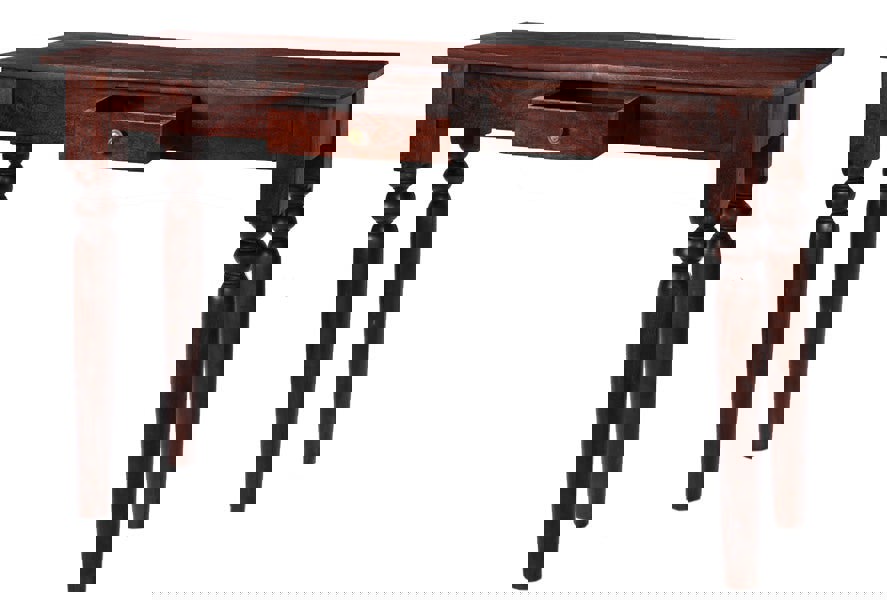 IH Design Jinita Dark Wood Console Hall Table with Drawer