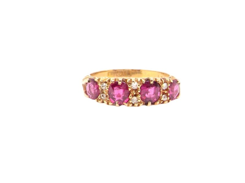 Vintage Tom An antique Ruby and Diamond ring