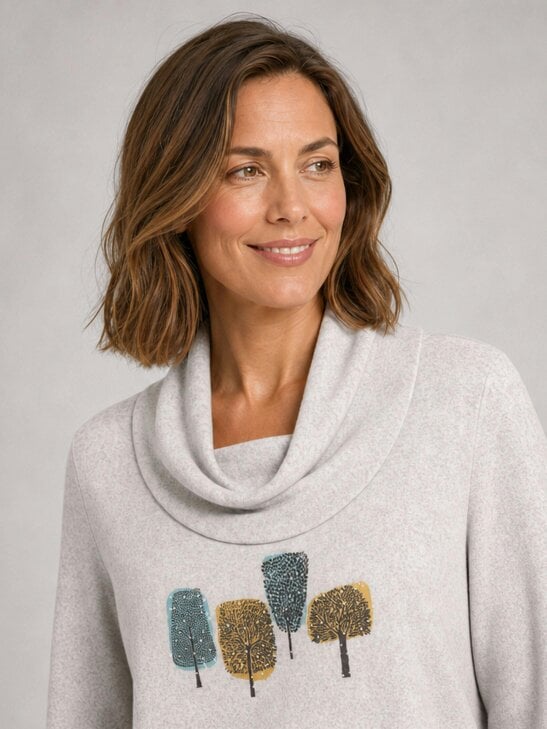 TIGI Tree Placement Cowl Neck.
