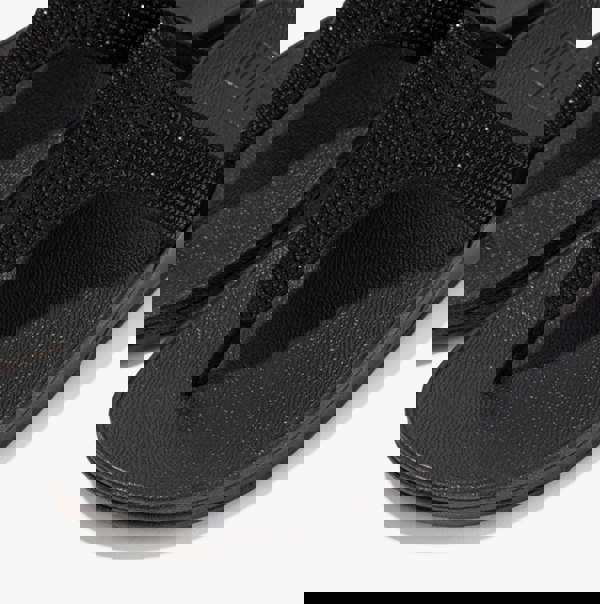 FitFlop LULU CRYSTAL Womens Toe Post All Black
