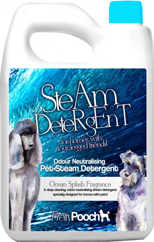 Pretty Pooch Pet Steam Detergent for Steam Mops Kills 99.9% of Bacteria Neutralises Stinky Odours