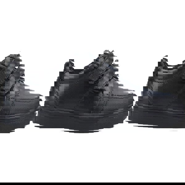 Hush Puppies Santos Senior Leather Boys's Black Shoes
