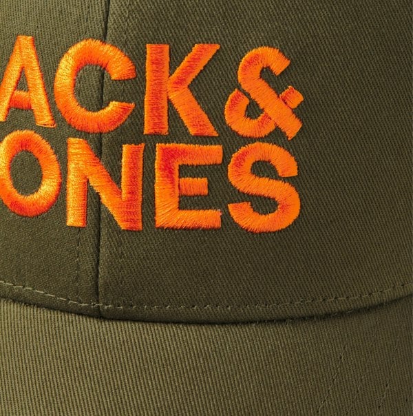 Jack & Jones GALL Mens Baseball Cap Olive Night
