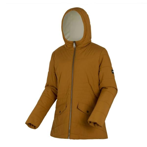Regatta Womens/Ladies Agara Padded Jacket - Glazed Ginger/Light Vanilla - 