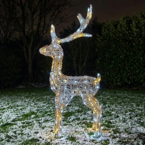 Garden Greatness Festive Standing LED Stag Light