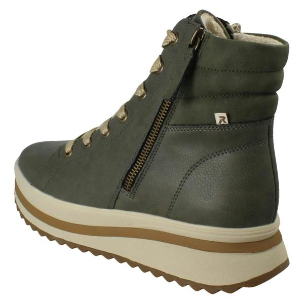 Rieker Ladies Rieker Dual Zip Casual Boots W3870