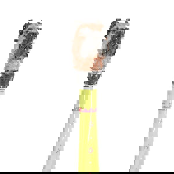 Embassy London Pug - Brown - Hand-painted shoe horn with sculpted pug head