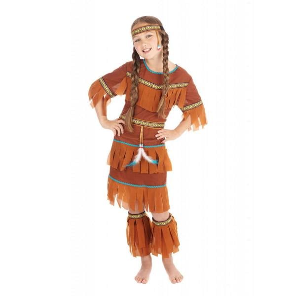 Bristol Novelty Girls Rising Moon Costume - Brown/Blue - 