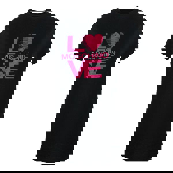 Love Moschino Bold Logo Black T-Shirt - Nova Clothing