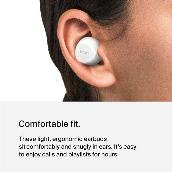 Belkin Soundform Bolt True Wireless Earbuds White - AUC009btWH