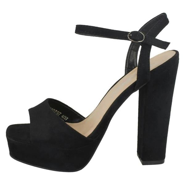 Anne Michelle Ladies Anne Michelle High Heel Platform Sandals