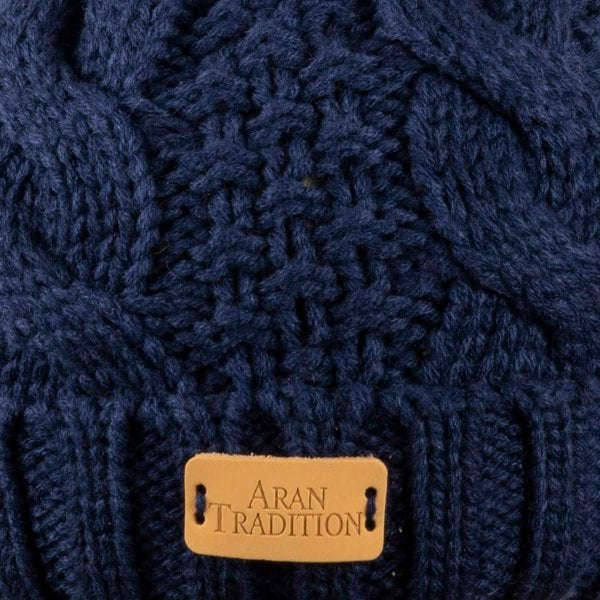 Aran Cable Pom Pom Hat Stay Cozy & Chic with Aran Cable Pom Pom Hat | Traditional Cable Knit