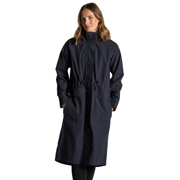 Craghoppers Womens/Ladies National Trust Saxifrage Waterproof Jacket - Dark Sapphire - 