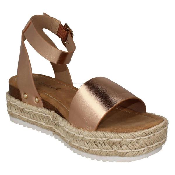 Savannah Ladies Savannah Ankle Strap Wide Fit Sandals F12042