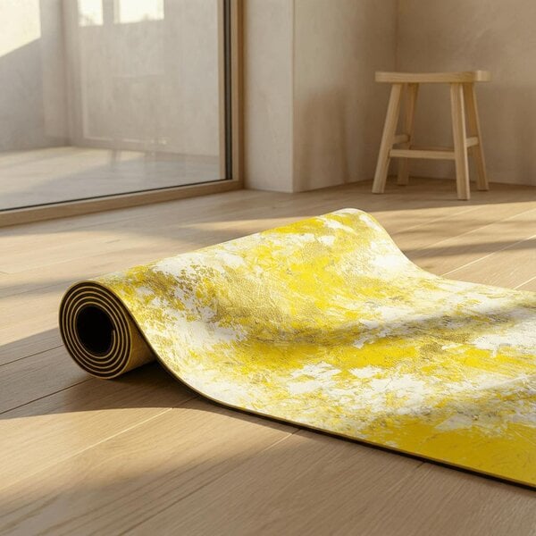 Kati Kaia Helios Yellow Artist Yoga Mat