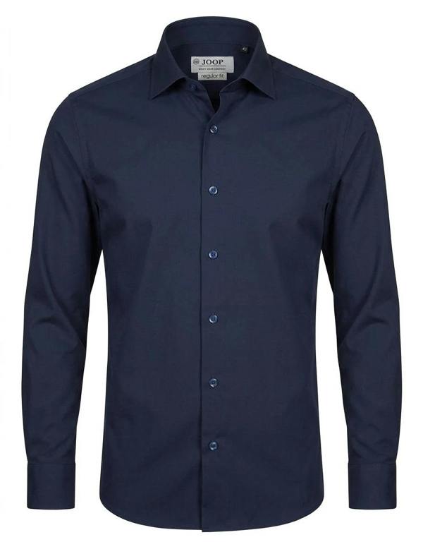 Men's Long Sleeve Button-Down Dress Shirt - Navy - TruClothing.com - 11