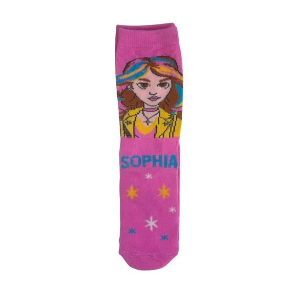 Tex-ass Girls Unicorn Academy 7 Pack Multicolour Cotton Blend Socks EU 27-30 UK 9-12