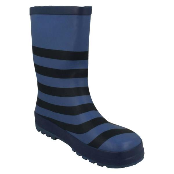 Spot On Childrens Spot On Buckle Detailed Wellingtons Stripe