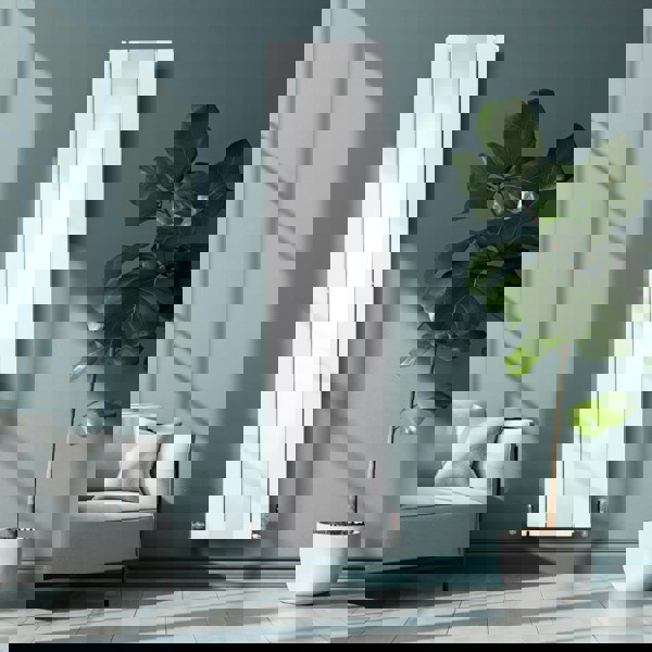 Monstershop Flat Mirror Radiator - 1800mm x 425mm - White