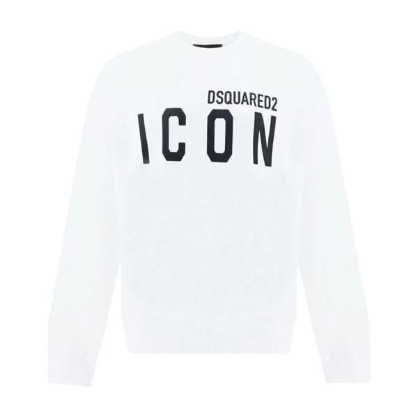 Dsquared2 Icon Cool Sweatshirt White Black XS