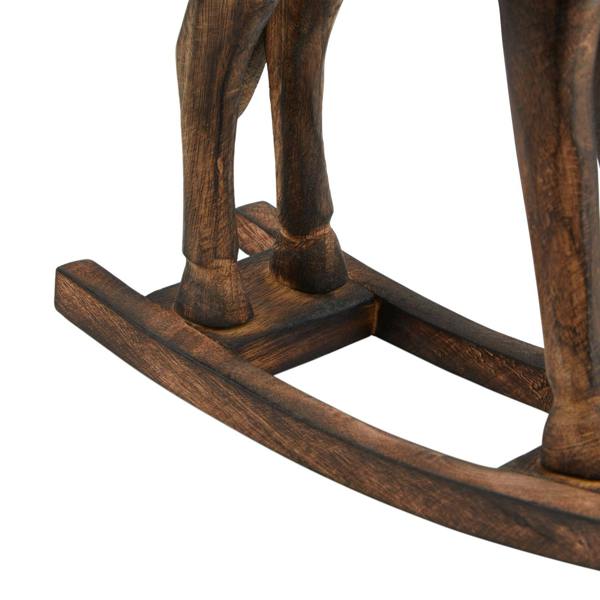 Hill Interiors Rocking Horse Decoration - Brown - 