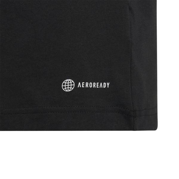 Adidas Childrens/Kids Entrada 22 V Neck T-Shirt - Black - 
