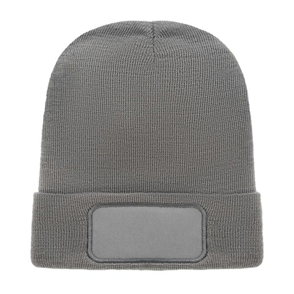 MidOcean Unisex Adult Capnit RPET Beanie - Stone Grey - 