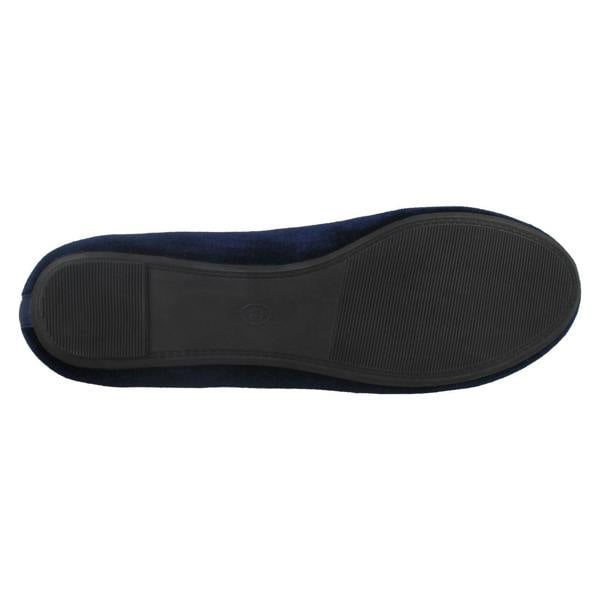 Spot On Ladies Spot On Tie Up Leg Ribbon Flat Ballerina Shoe F80273