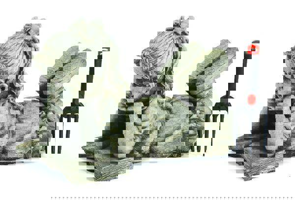 Large Reading Boy and Girl Garden Ornament