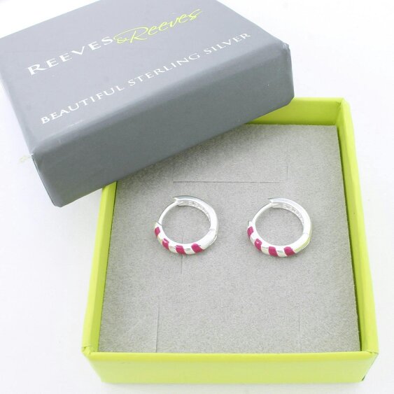 Reeves & Reeves Pink Striped Huggies