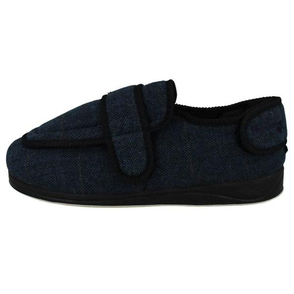 Padders Mens Padders Memory Foam Slippers Wrap