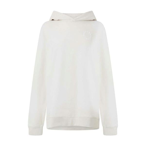Hugo Womens/Ladies Lettering Relaxed Fit Hoodie - White - 