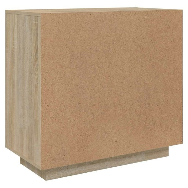 Berkfield Sideboard Sonoma Oak 80x40x75 cm Engineered Wood
