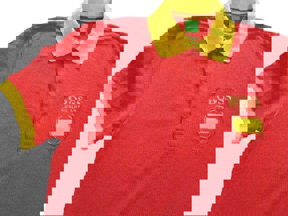 Hugo Boss Paddy Flag Spain Mens T-Shirt - Small