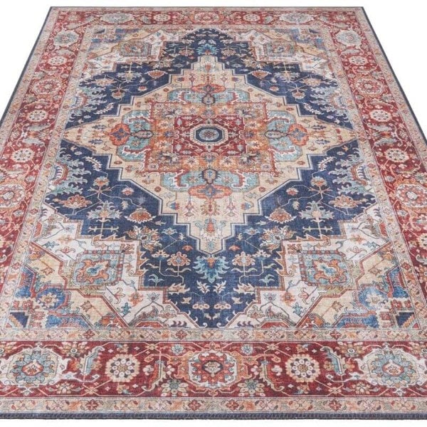 The Rugs Vintage Medallion Rug – Classic Multicolour Design