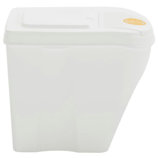Berkfield Stackable Garbage Bin Boxes 4 pcs White 100 L Polypropylene
