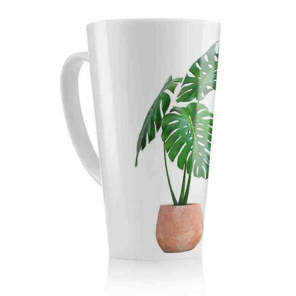 Benjamin Tate Design Monstera Latte Mug