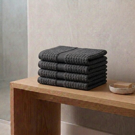 Vision V520 - 4 Pack 100% Cotton Face Cloths