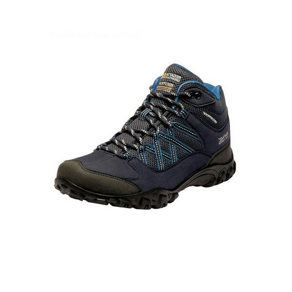 Regatta Womens/Ladies Edgepoint Waterproof Walking Boots - Navy/Petrol