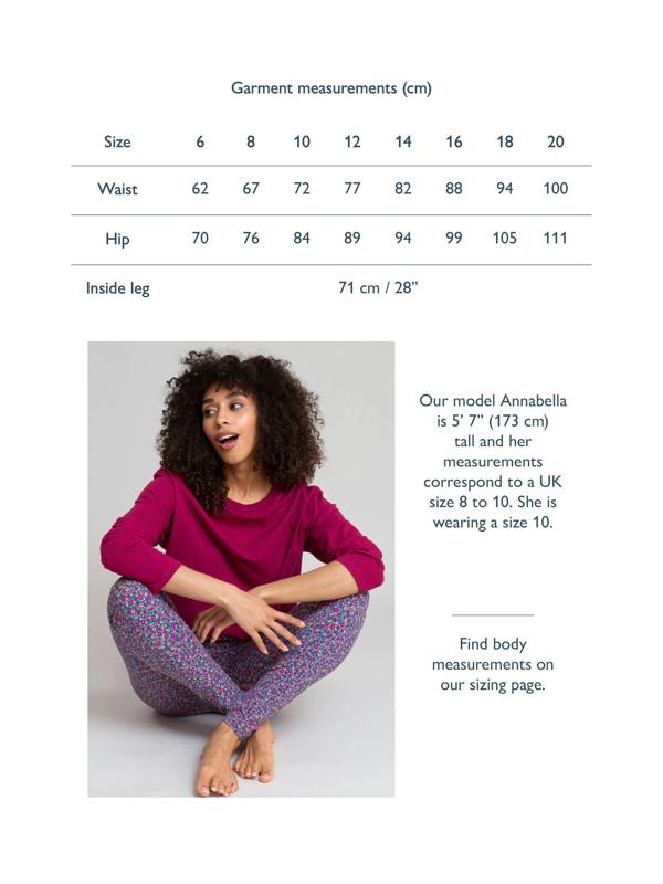 Kite Womens Organic Berry Ditsy Lytchett Leggings