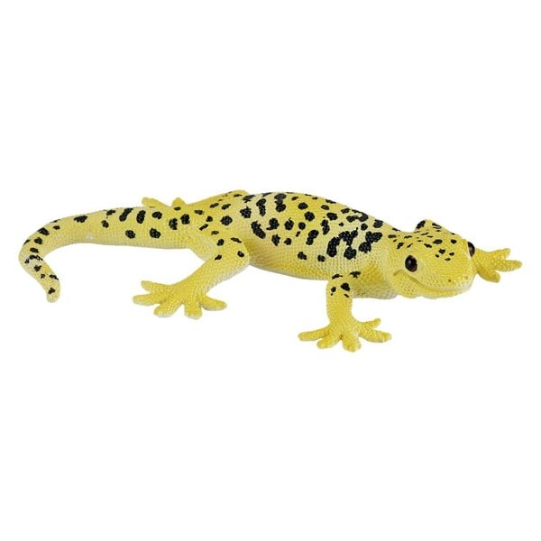 Mojo Fun Leopard Gecko Reptile Toy Figure 9 cm Length Approx - 381077