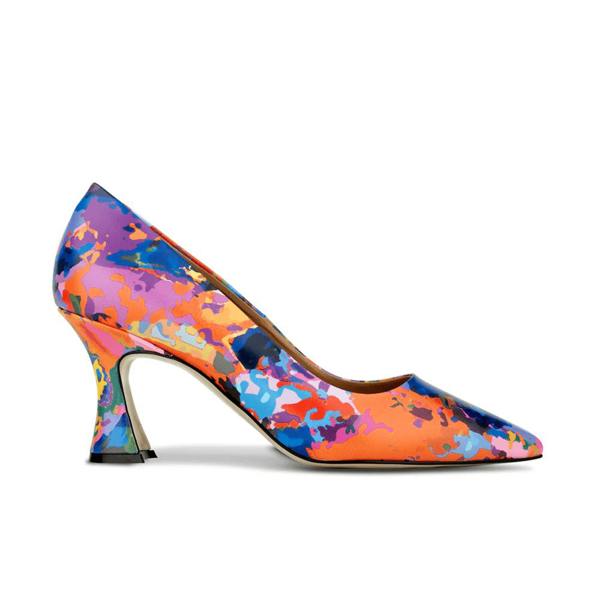 Embassy London Sophia - Summer Colours - Women’s Leather Point-Toe Pump with 3-Inch Heel