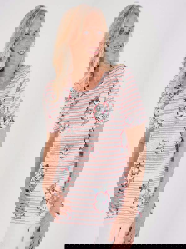 TIGI Stripe And Poppy Bloom Top