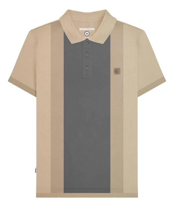 Lambretta Mens Classic Vintage Retro Mod Ska Casual Polo Shirt