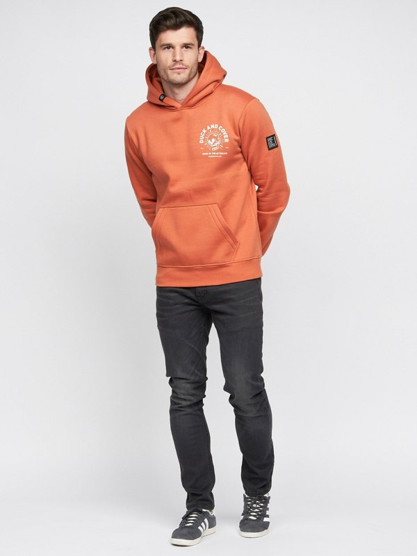 Duck and Cover Lennmore Hoodie - Coral