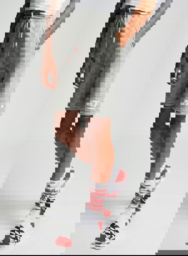 Beat Boyz Club Linear Shorts - Grey Marl