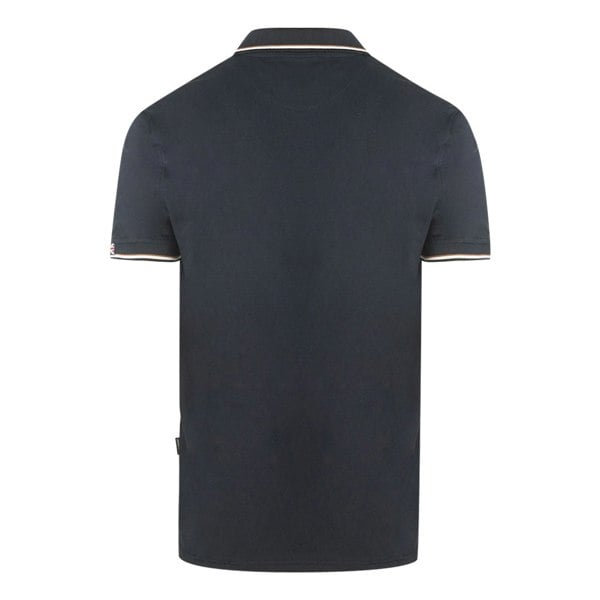 Aquascutum A Logo Polo Shirt - Navy Blue