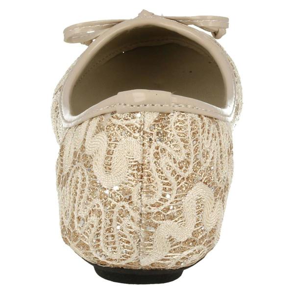 Cutie Girls Cutie Lace Detailing Ballerina Flats